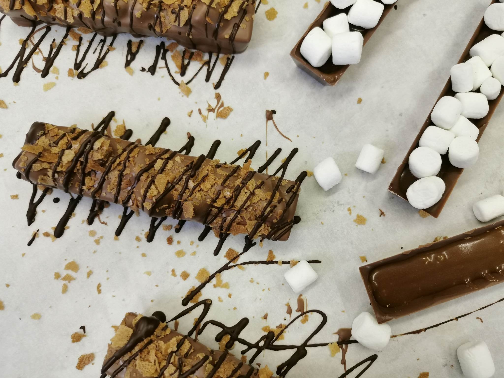 Barre décadente - Caramel et guimauves